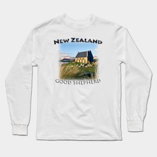 New Zealand - The Church of the Good Shepherd Long Sleeve T-Shirt